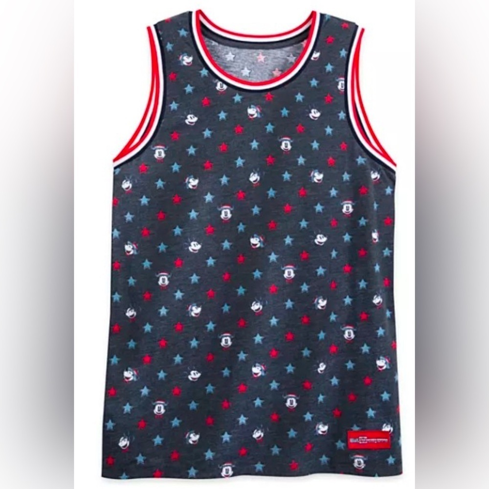 Disney Parks USA Americana Mickey Mouse Disneyland Resort Tank Top
